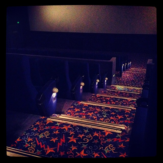 Snuck off to the movies by myself.....ahhh just lovely x