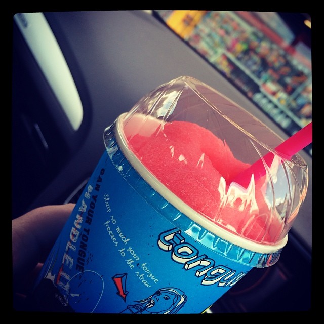 Oh my I'm becoming addicted to these slurpees! It's 9.00am and 30 degrees already!!!