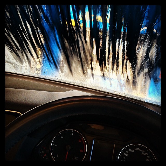 Car Wash! Last minute clean up! Andrew's home tomorrow after 5 weeks away! One sleep to go x