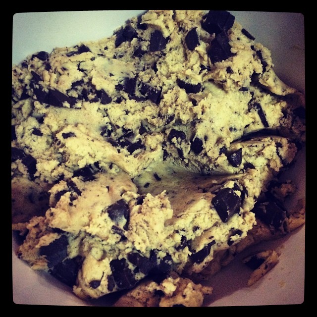 Double batch of cookie dough