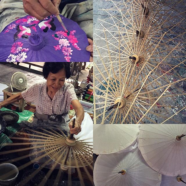 Umbrella factory Chiang Mai
