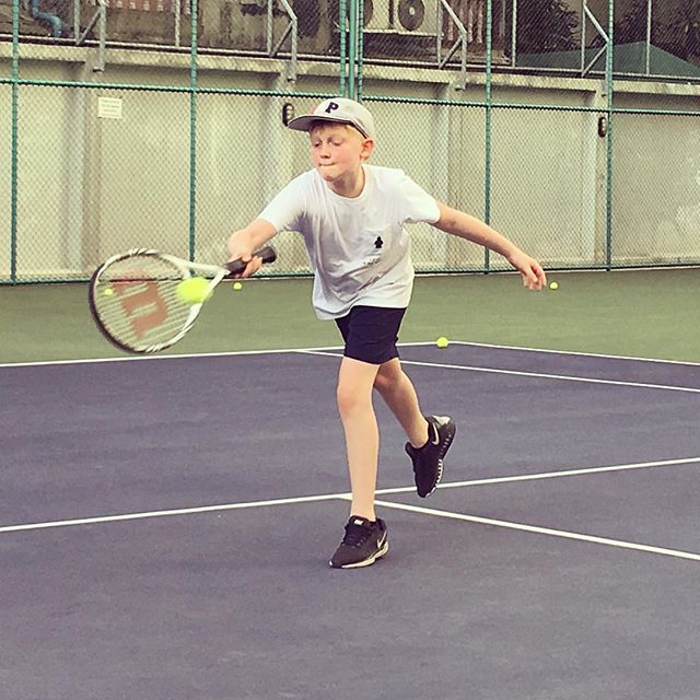 So great to see Ben enjoying tennis ️