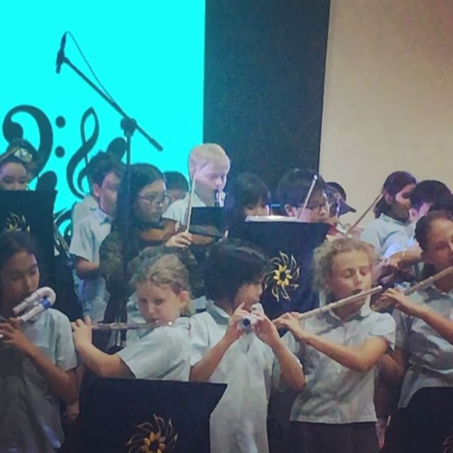 Concert time again. The school year is nearly over. This is half of the year five students at Ben’s school. Such a huge improvement from last concert. Well done teachers and students ️